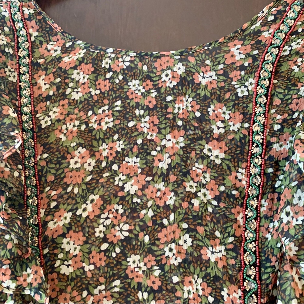 Beautiful floral print top
